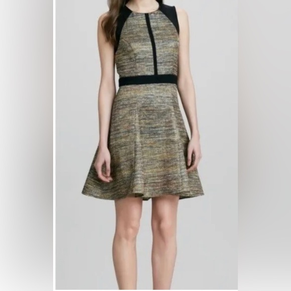 Anthropologie Dresses & Skirts - ANTHROPOLOGIE- NEW Ali Ro Metallic Tweed Fit and Flare